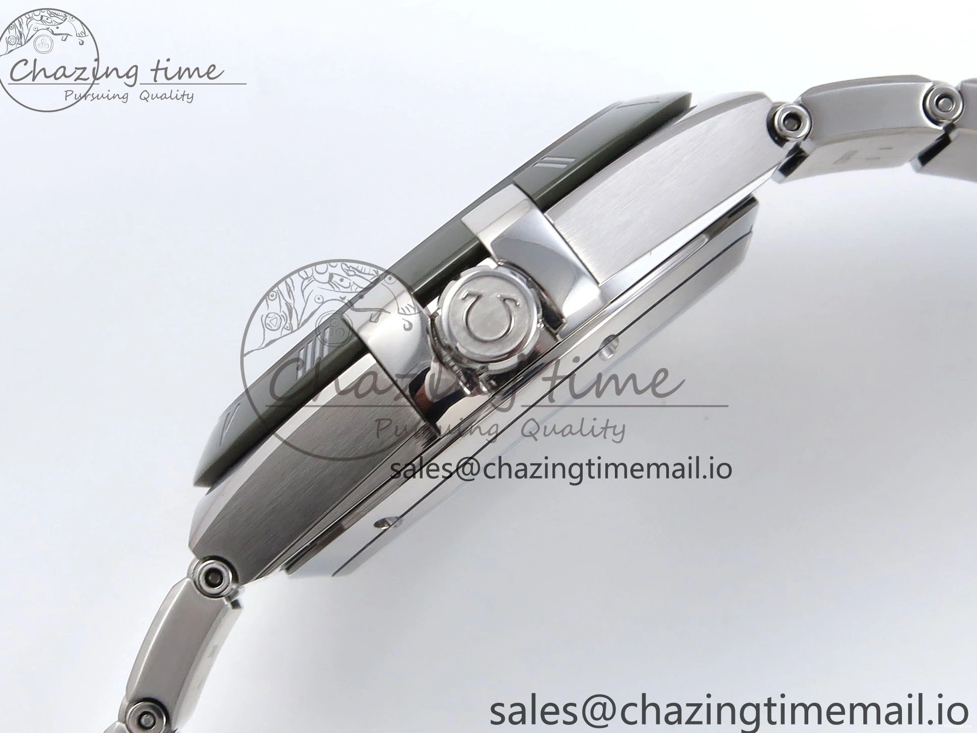 0214 Classic Constellation 41mm SS ASWF 1:1 Best Edition Green Dial on SS Bracelet A 7697